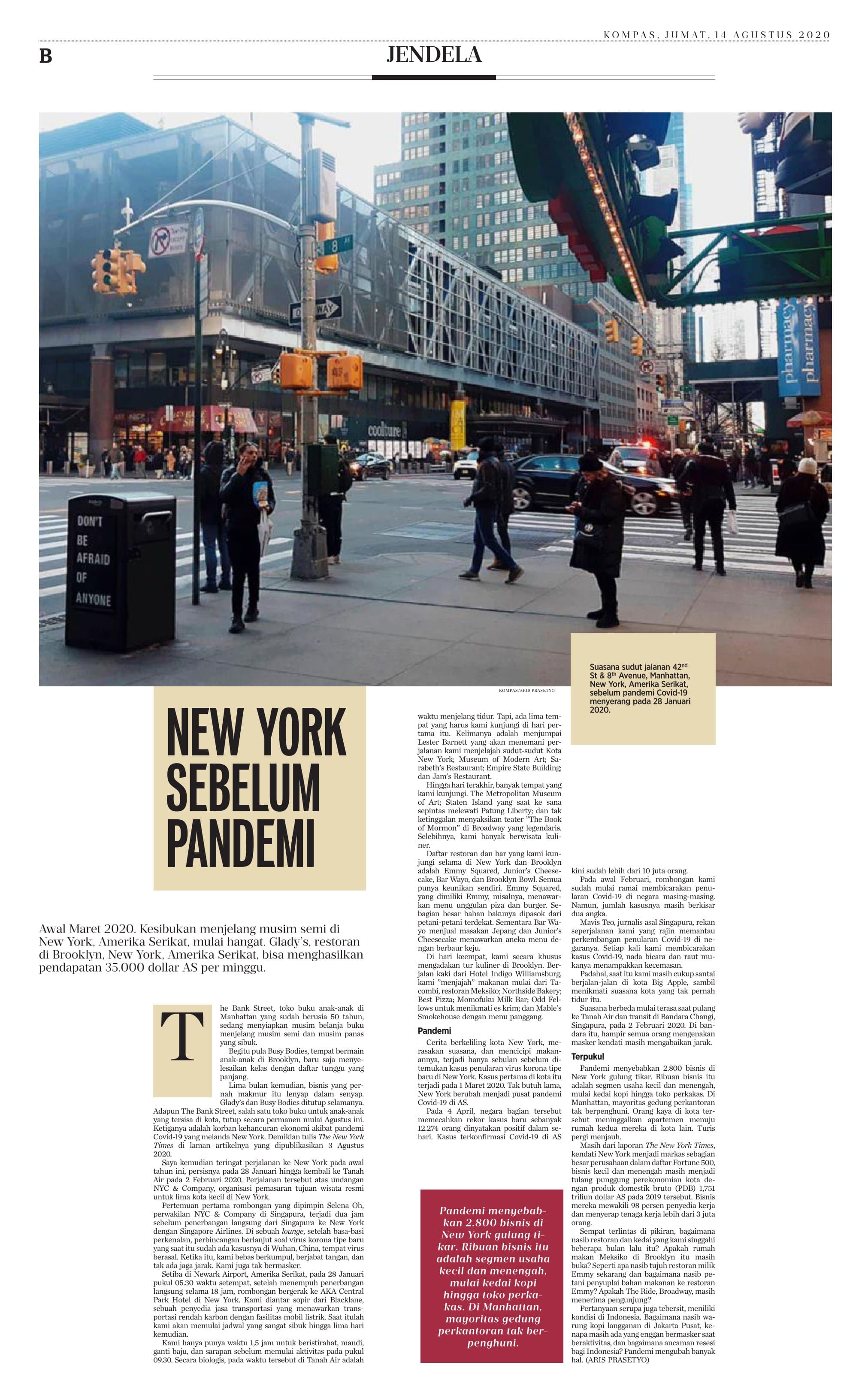 New York Before Pandemic